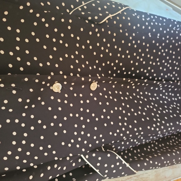 VINTAGE DAVID WARREN POLKA DOT DRESS - Picture 10 of 12